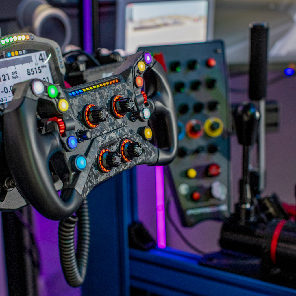 Shift Arcade Miami racing simulator showroom