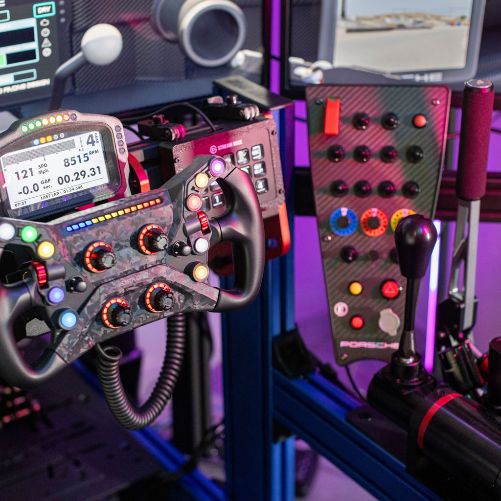 Shift Arcade Miami racing simulator showroom