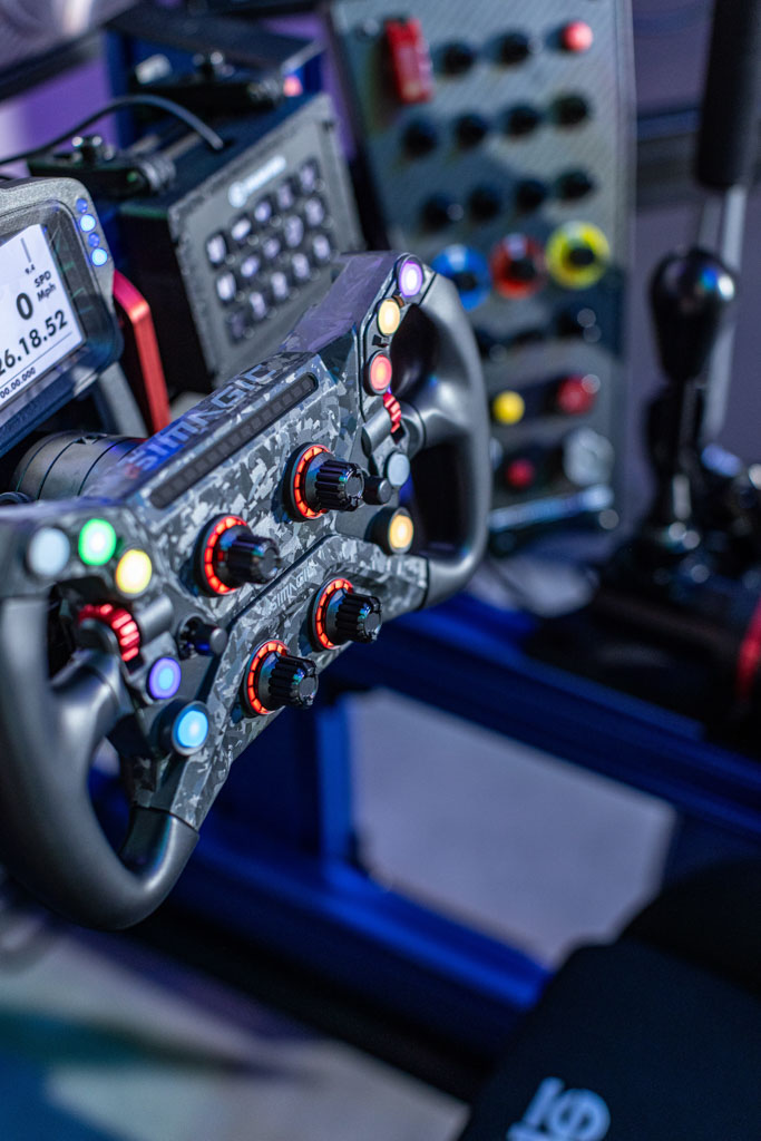 Shift Arcade Miami racing simulator showroom