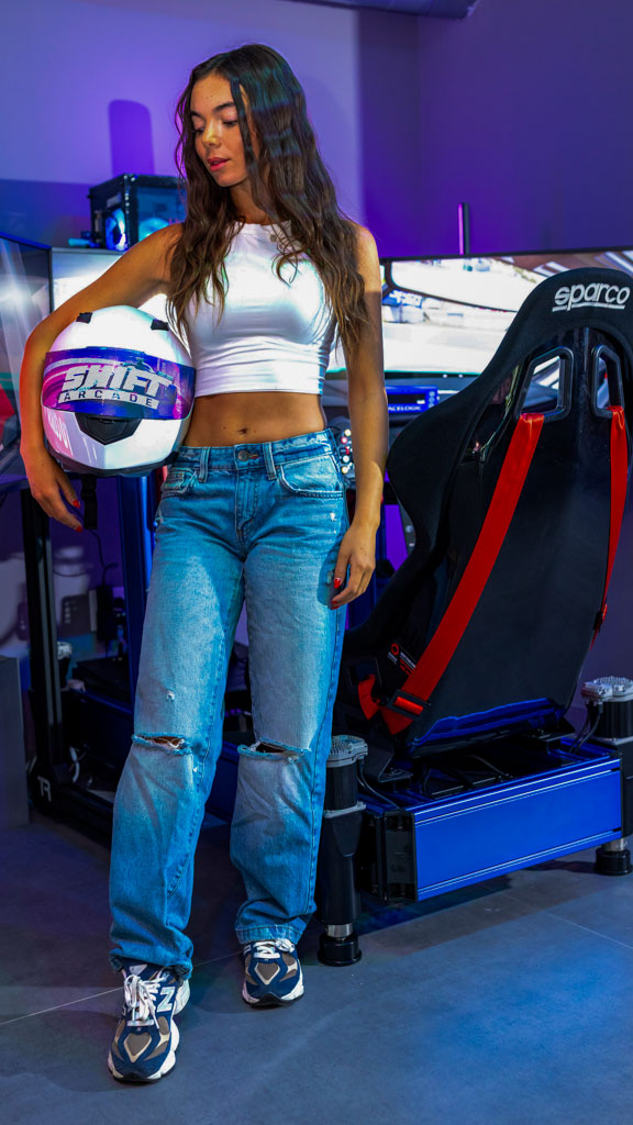 Shift Arcade Miami racing simulator showroom