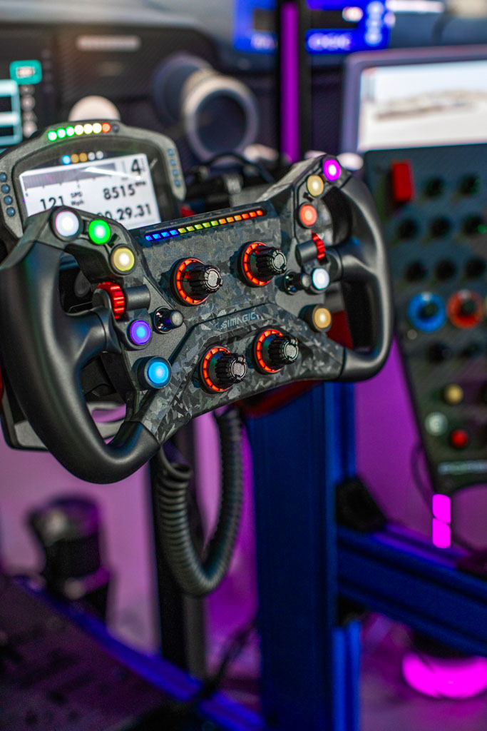 Shift Arcade Miami racing simulator showroom