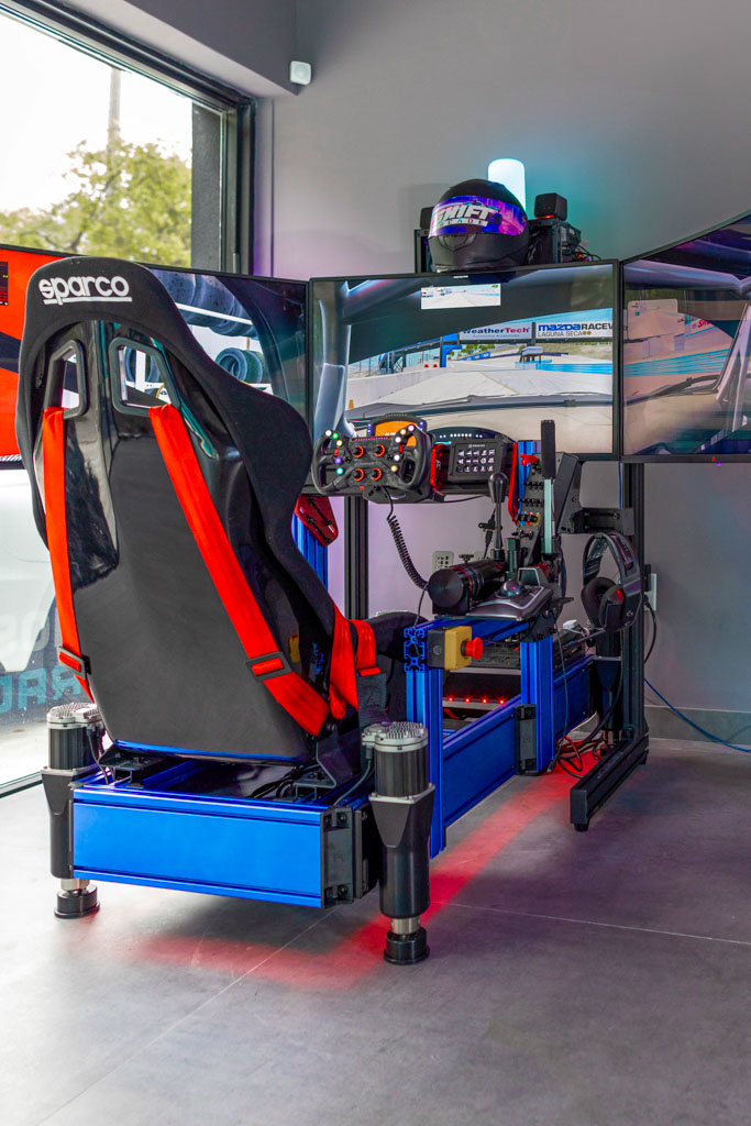 Shift Arcade Miami racing simulator showroom